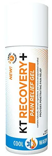 KT Tape Recovery  Pain Relief Cool/Warm Gel Roll-on 3oz