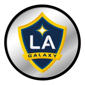 LA Galaxy: Modern Disc Mirrored Wall Sign