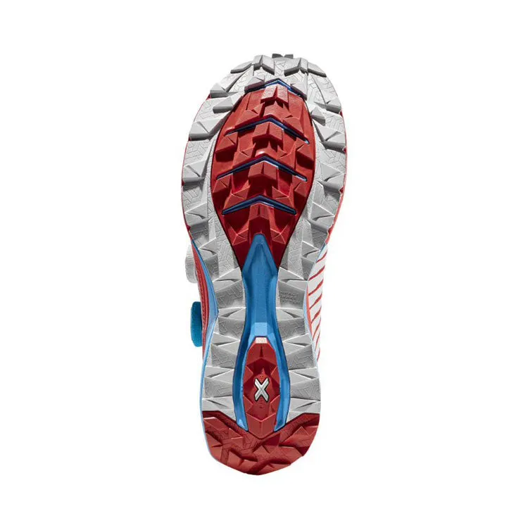 La Sportiva Jackal II Boa Womens Trail Running Shoe - White/Hibiscus