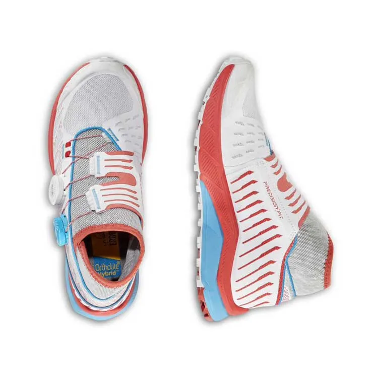 La Sportiva Jackal II Boa Womens Trail Running Shoe - White/Hibiscus