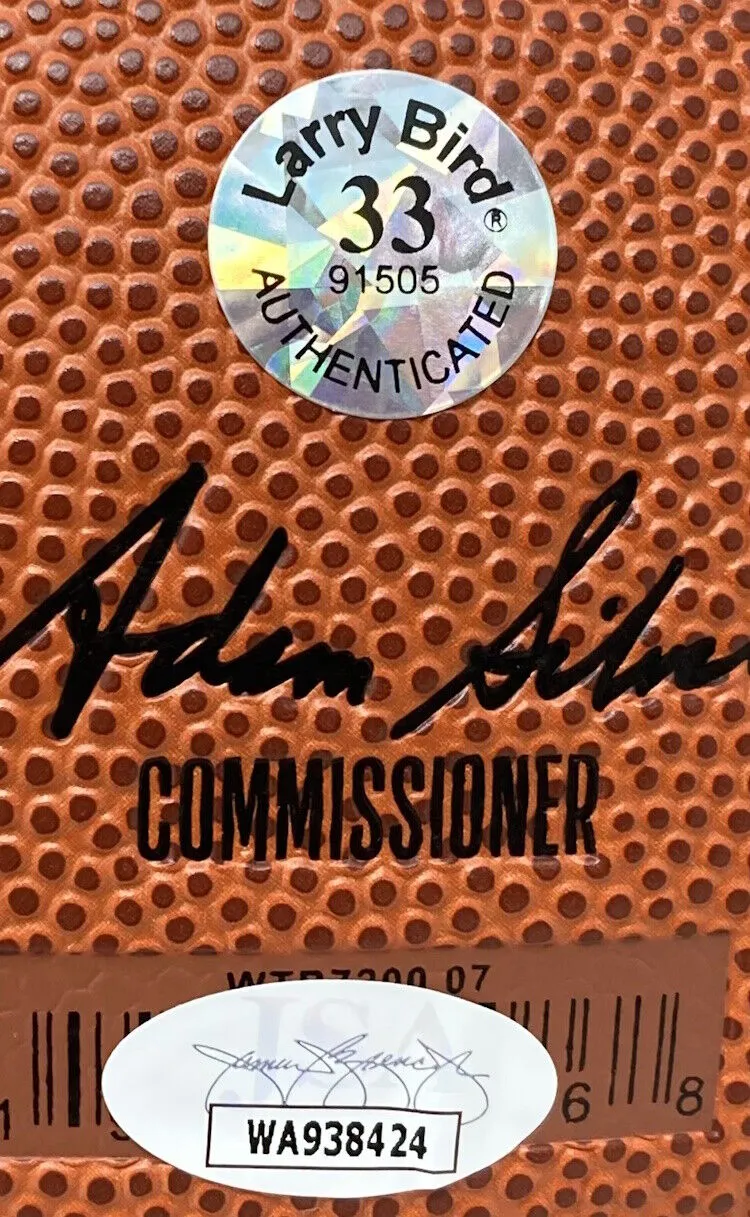 Larry Bird Boston Celtics Signed Wilson NBA Basketball Bird JSA ITP