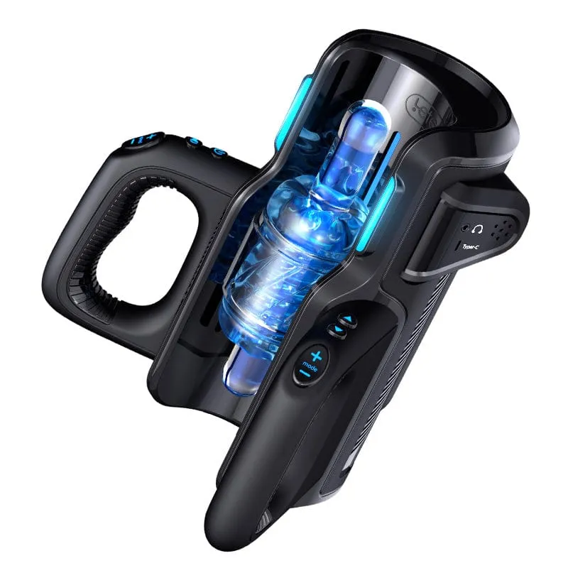 Leten Thrusting PRO NO72 Rocket Launcher With HandPhone Holder Masturbator For Him