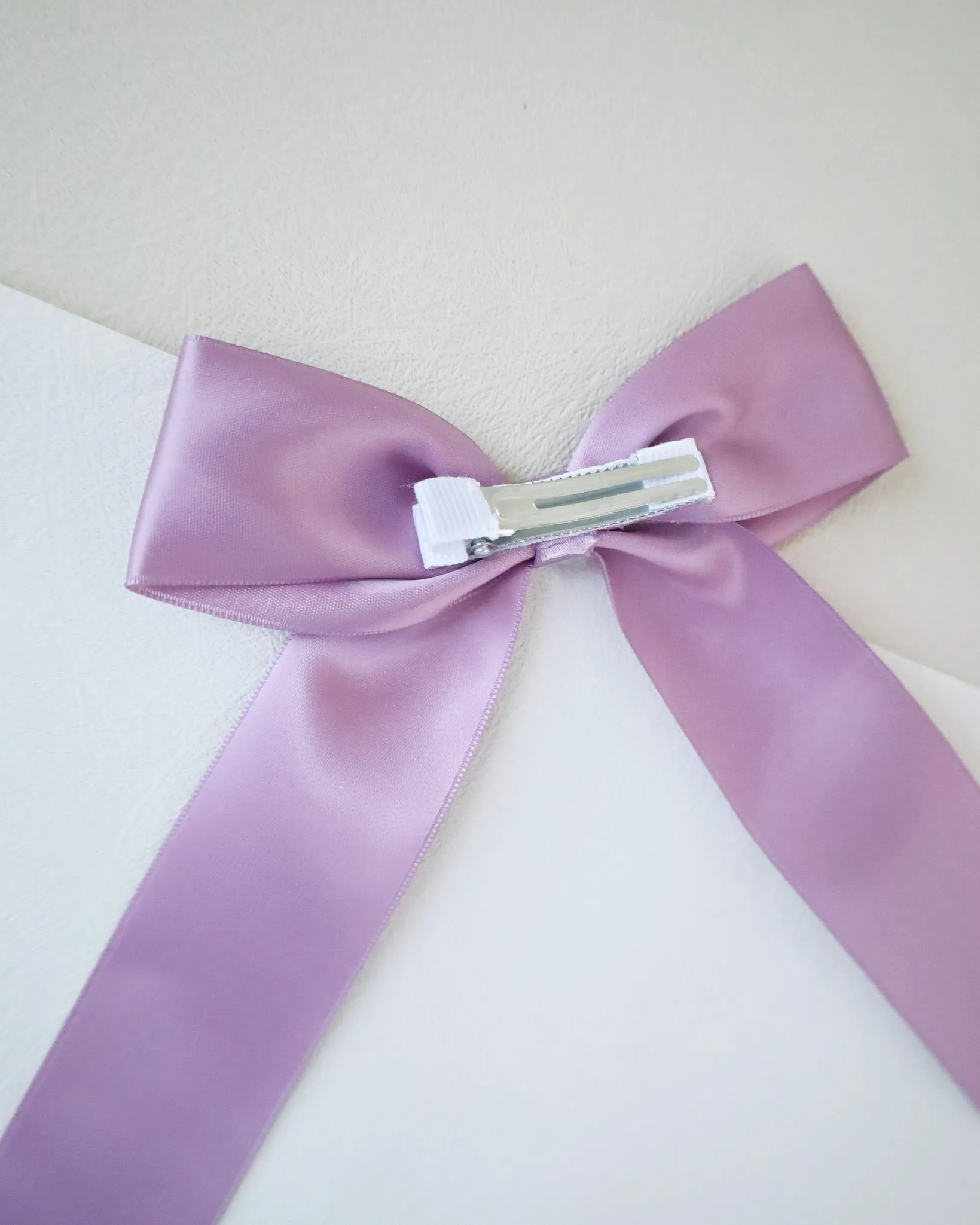 Long Tail Satin Hair Bows