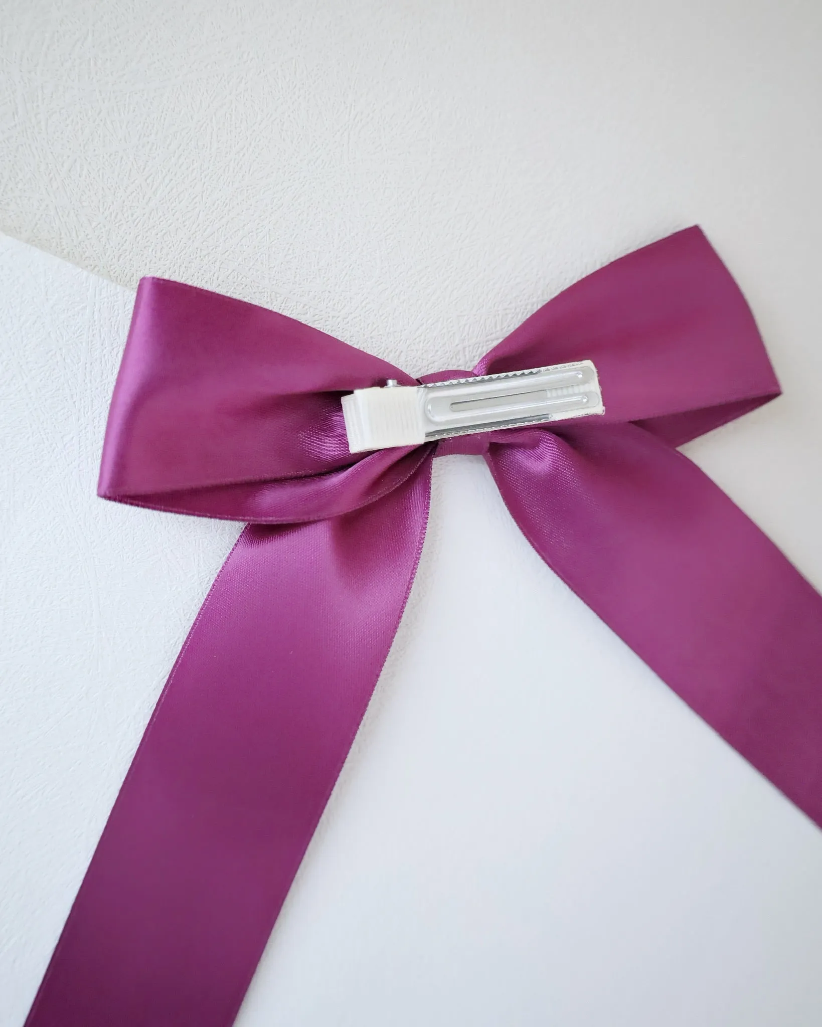 Long Tail Satin Hair Bows