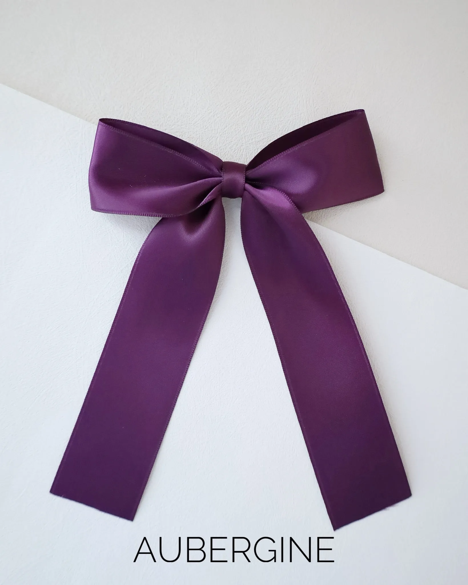 Long Tail Satin Hair Bows
