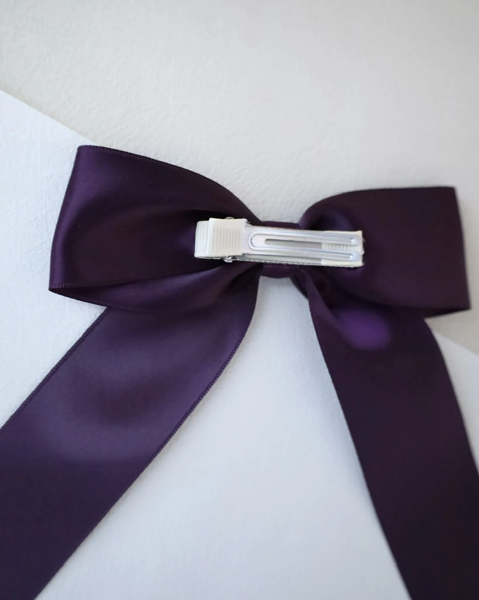 Long Tail Satin Hair Bows