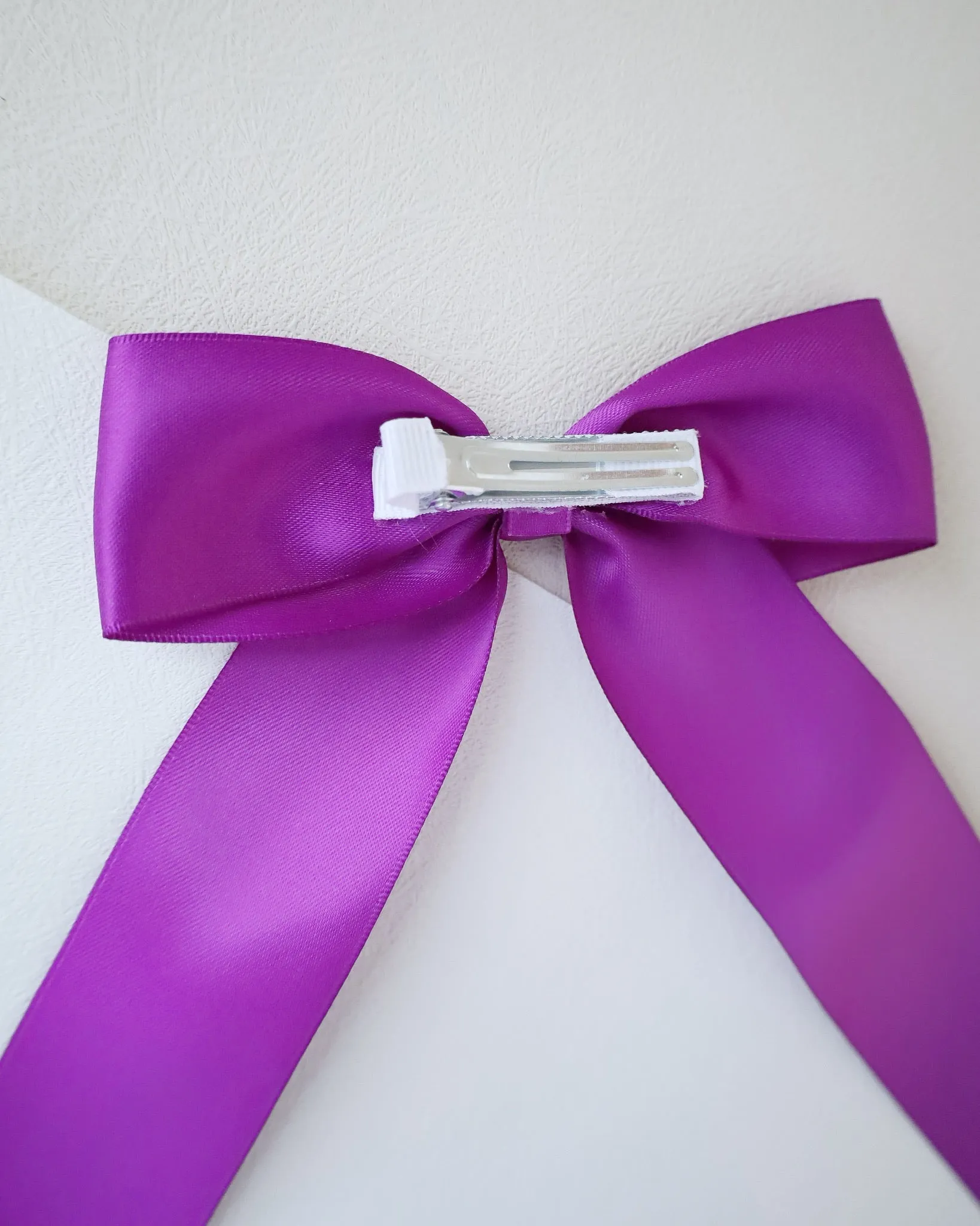 Long Tail Satin Hair Bows