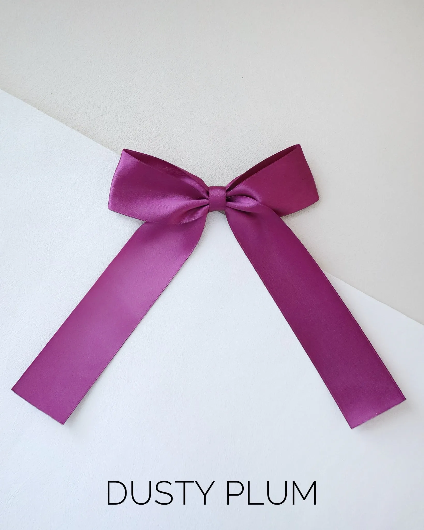 Long Tail Satin Hair Bows