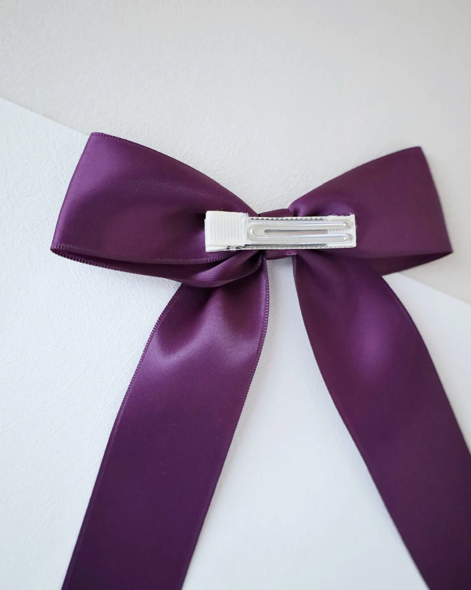 Long Tail Satin Hair Bows
