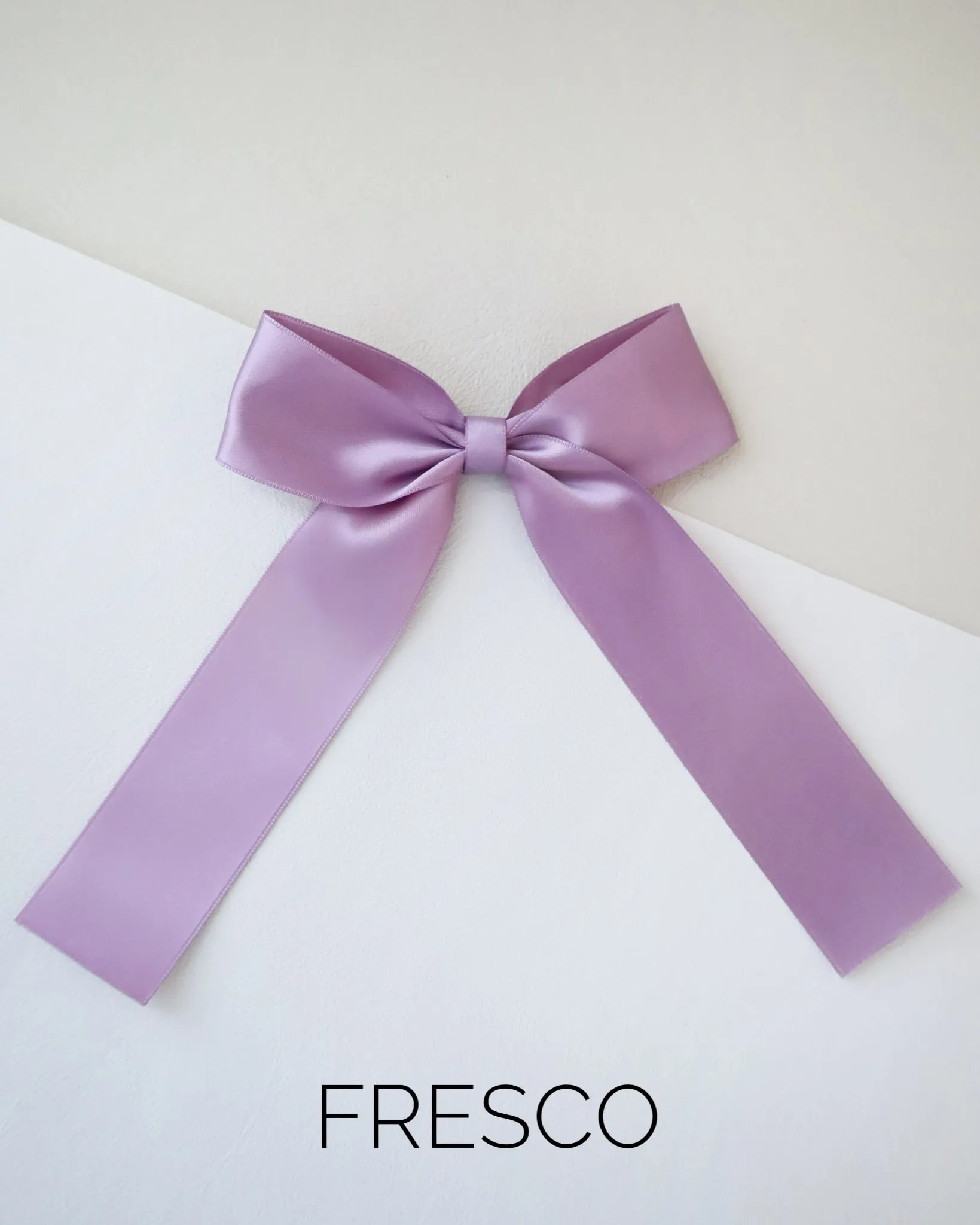 Long Tail Satin Hair Bows