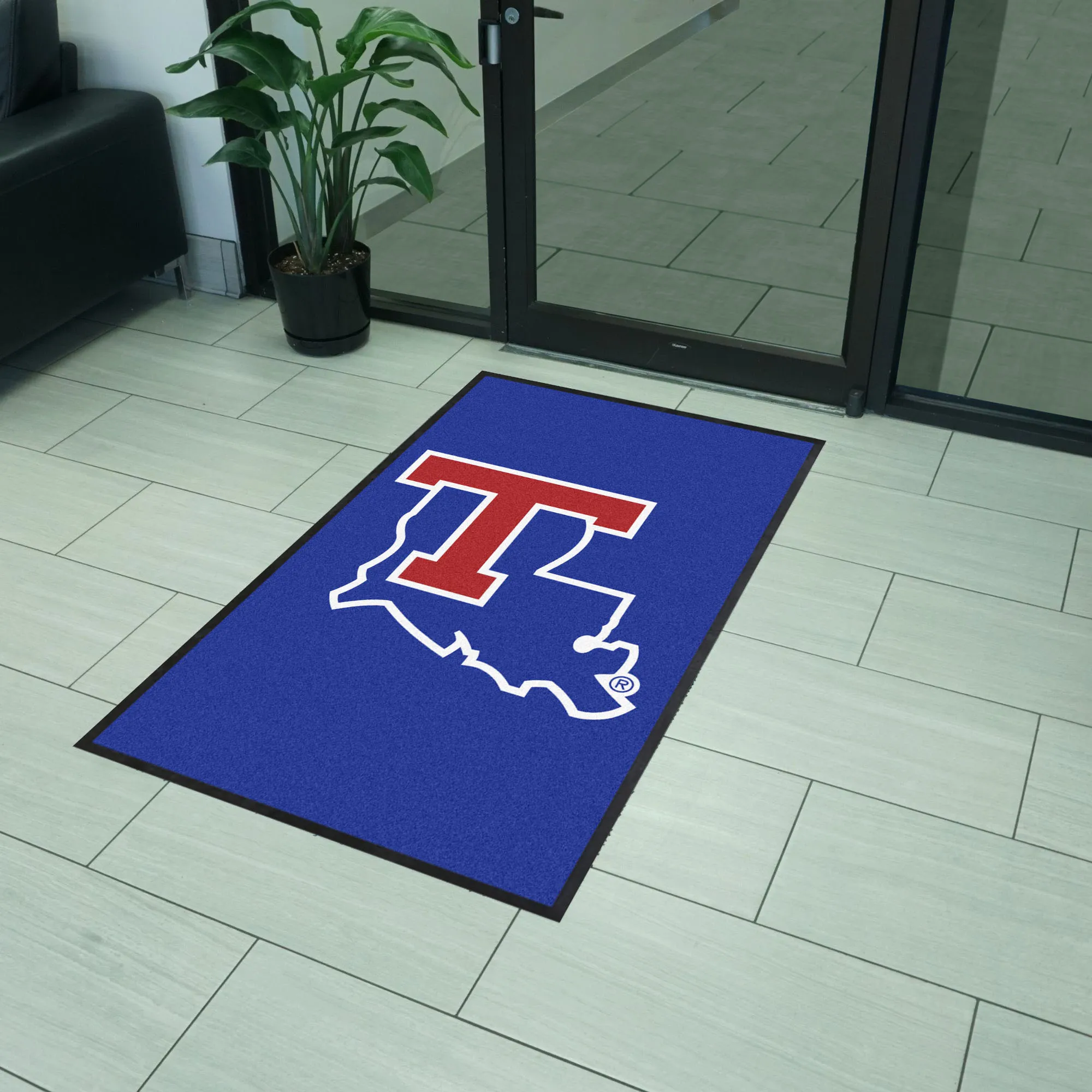 Louisiana Tech University 3X5 Logo Mat - Portrait