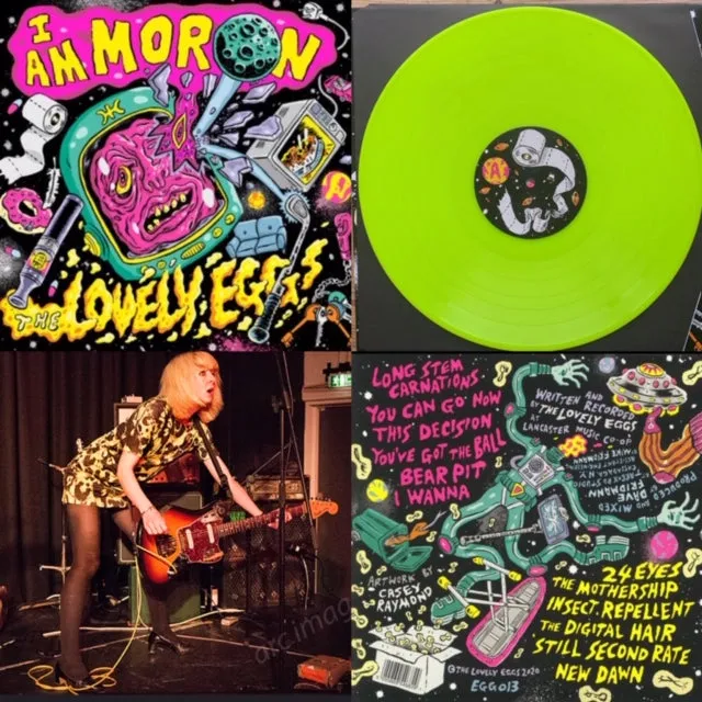 Lovely Eggs, The – I Am a Moron [IMPORT NEON YELLOW VINYL] – New LP