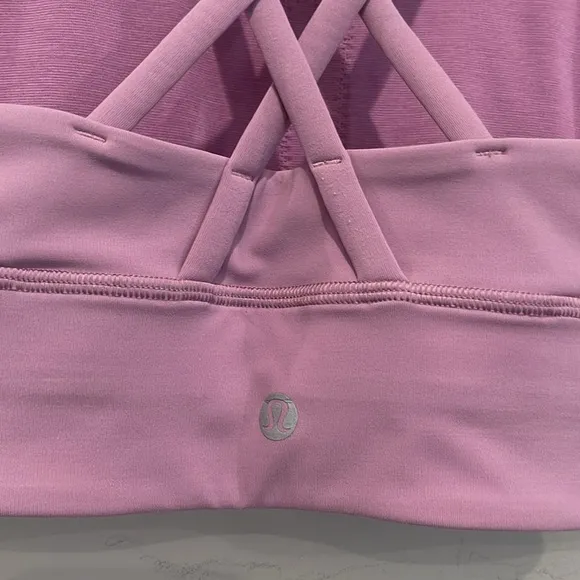 Lululemon Energy High Neck Sport Bra In Jubilee pink/purple