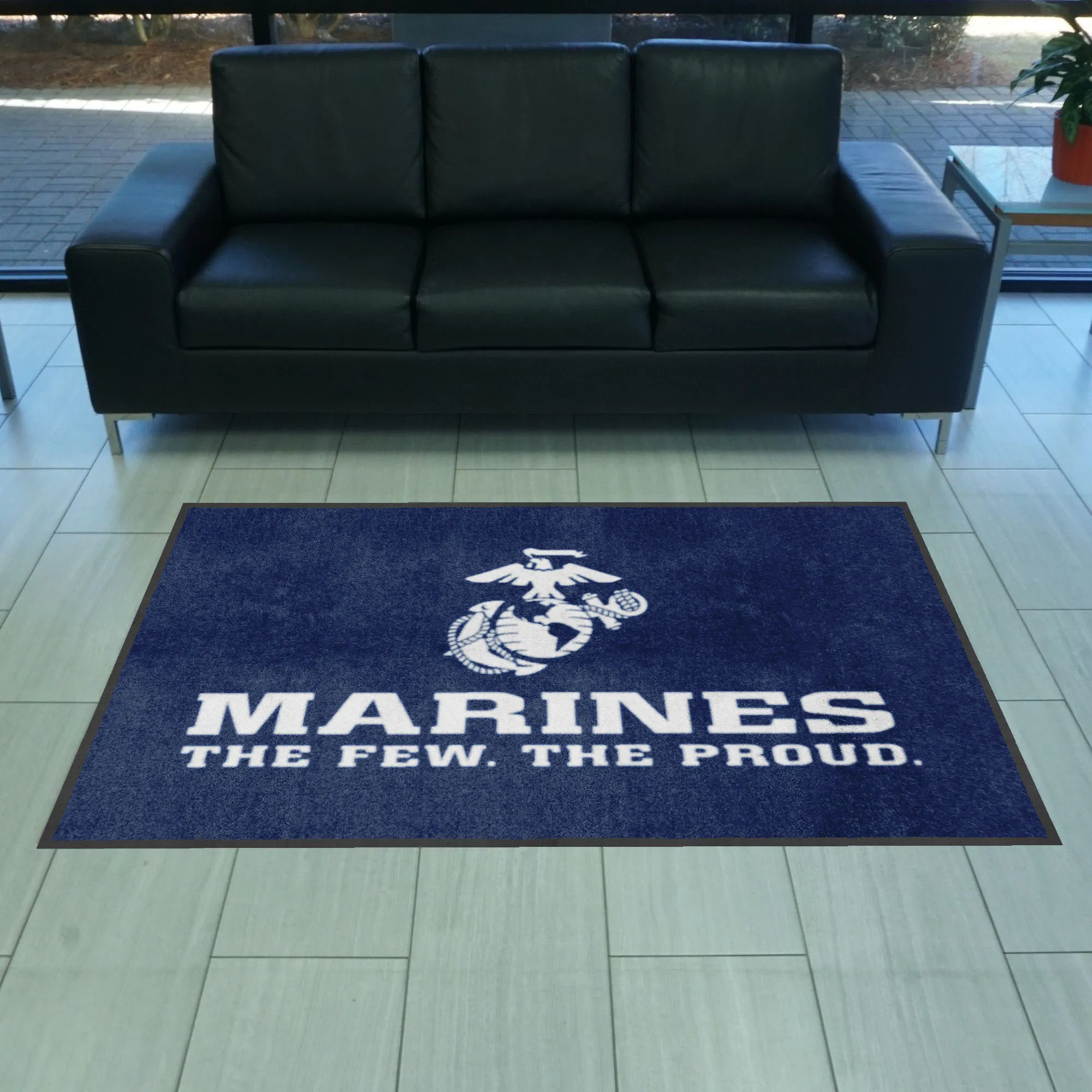 MARINES 4X6 Logo Mat - Landscape