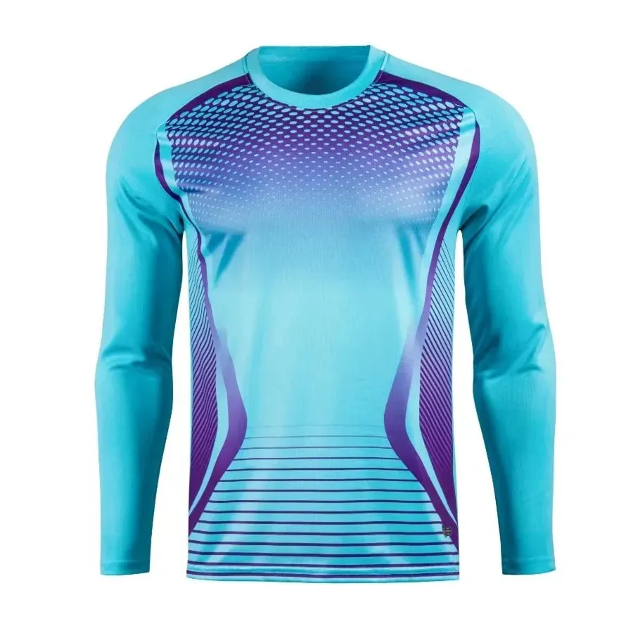 Men Soccer Goalkeeper Jerseys Tops Survetement Football Goalie Keeper Jersey Rugby Shirts Sport Kit Elbow Protector Custom Print