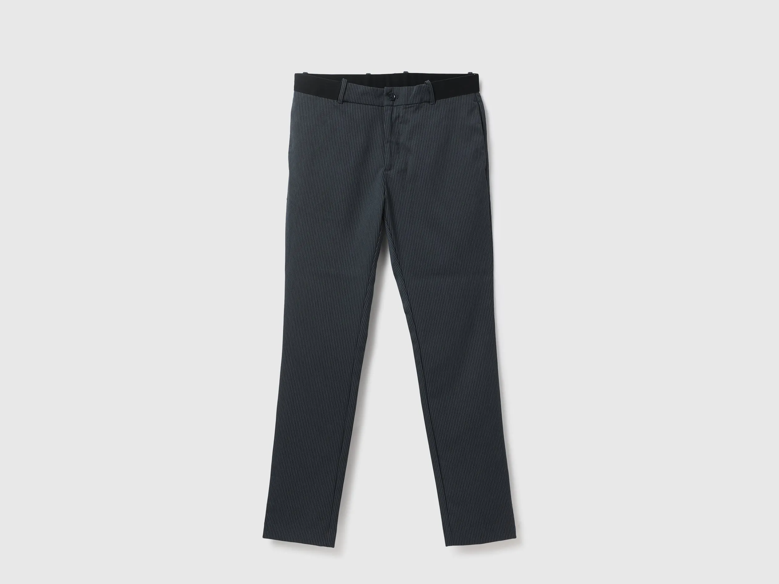 Men Stripe Slim Fit Trouser