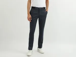 Men Stripe Slim Fit Trouser