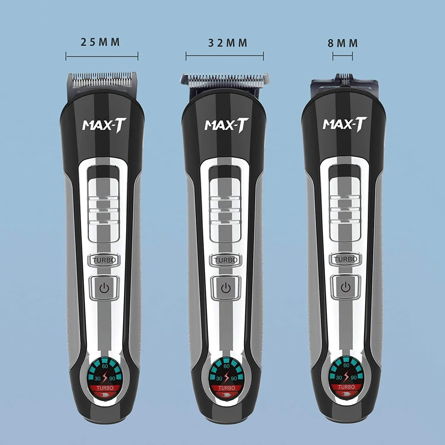 Mens Beard Trimmer, Hair Clipper Mustache Trimmer Hair Cutting Groomer Kit 3 In 1 For Men Precision Trimmer with USB Charging Base