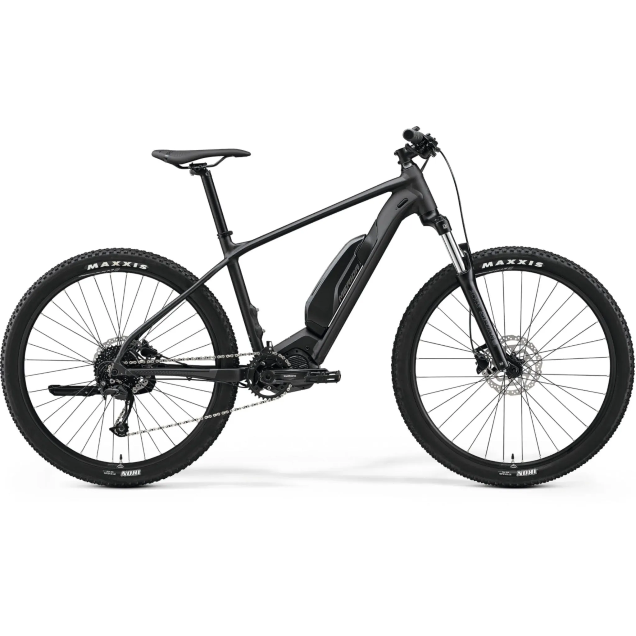 Merida eBig Seven 300 SE Electric Mountain Bike 504wh Battery Matt Black/Silver