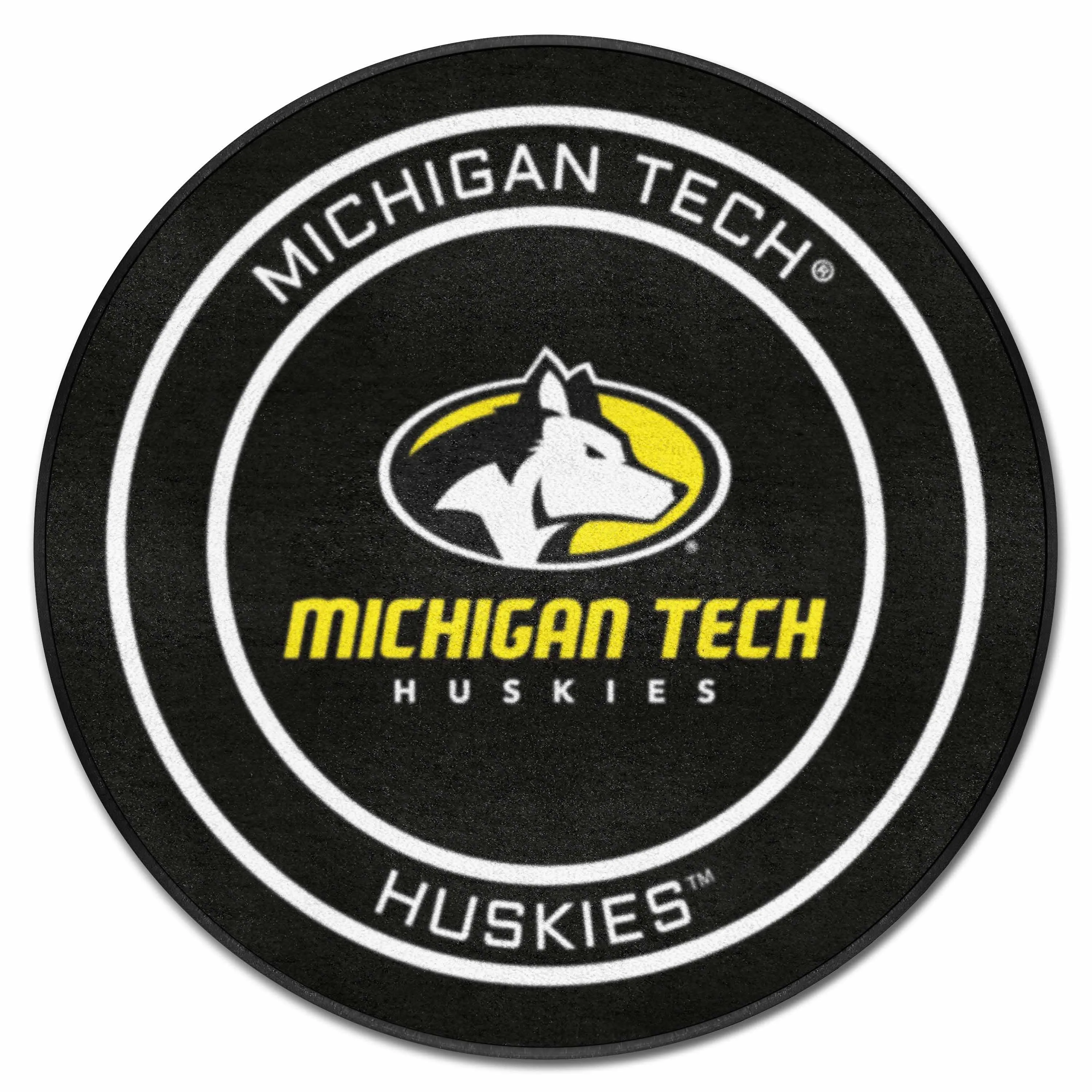 Michigan Tech University Puck Mat
