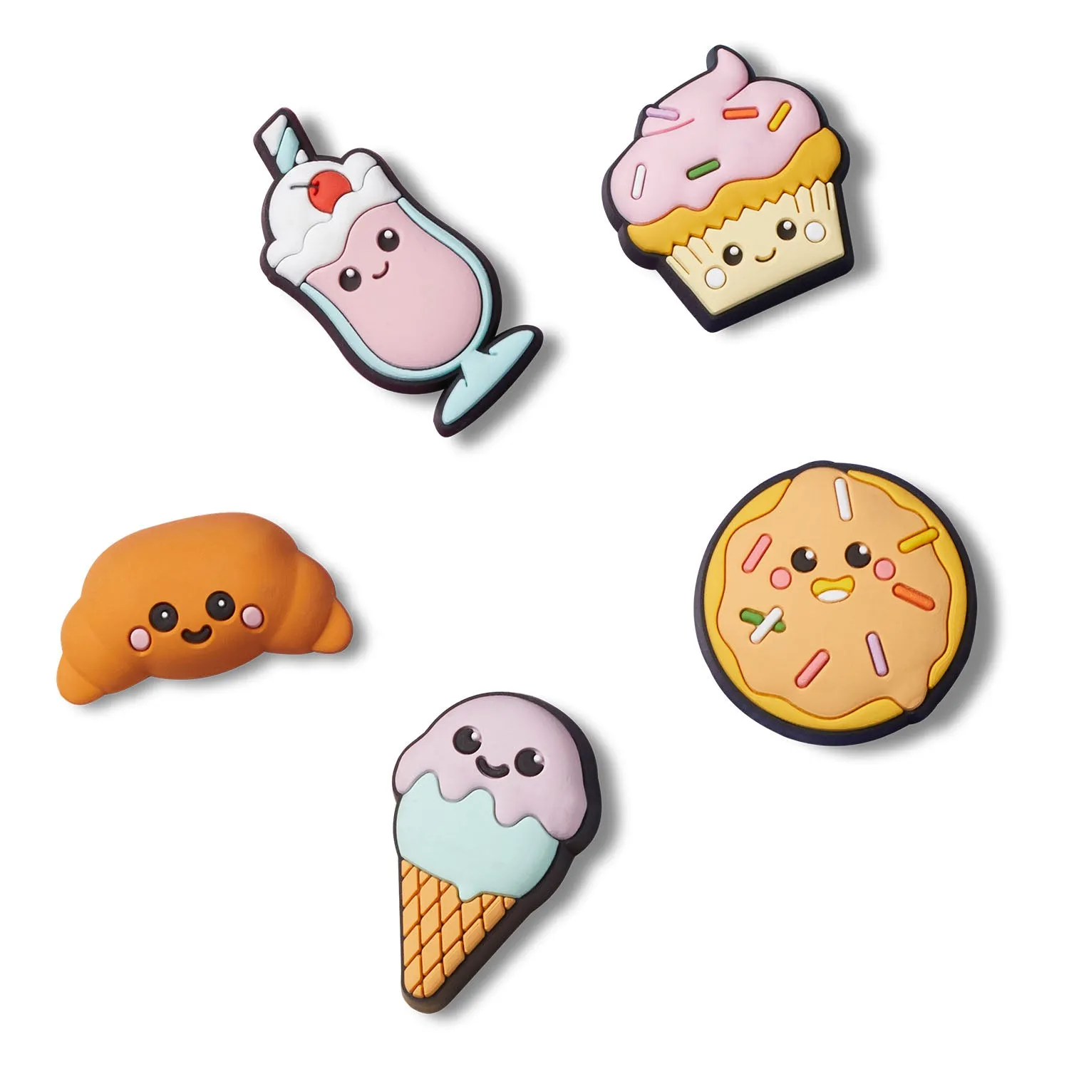 Mini 3D Pastry Shop 5 Pack Jibbitz