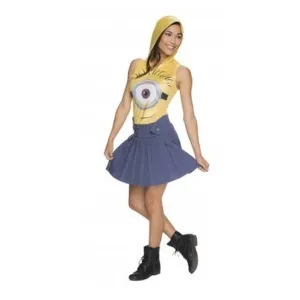 Minion Face Dress Adult Size S