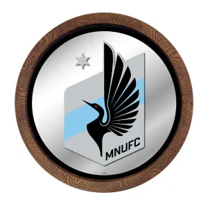 Minnesota United FC: Barrel Top Framed Mirror Mirrored Wall Sign