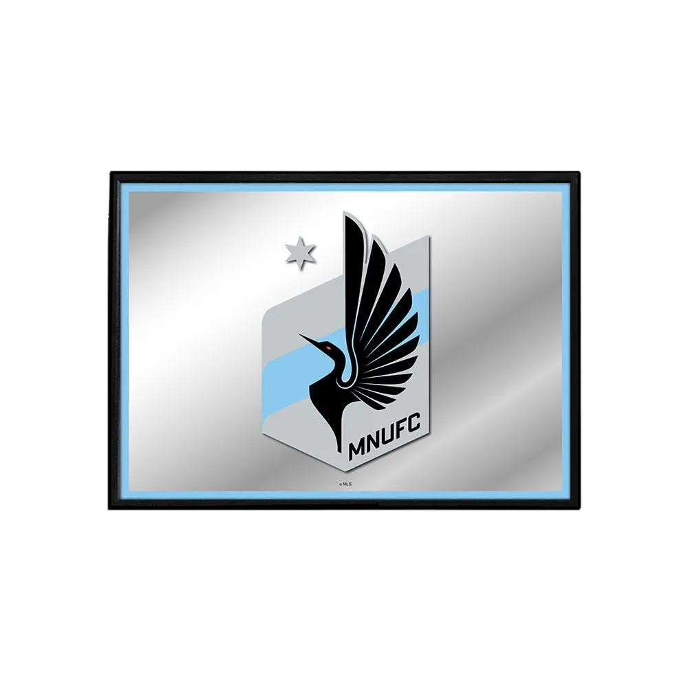 Minnesota United FC: Framed Mirrored Wall Sign