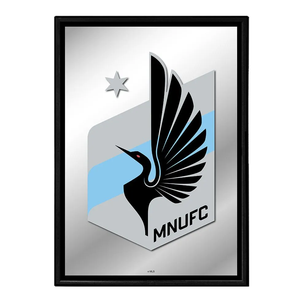 Minnesota United FC: Framed Mirrored Wall Sign