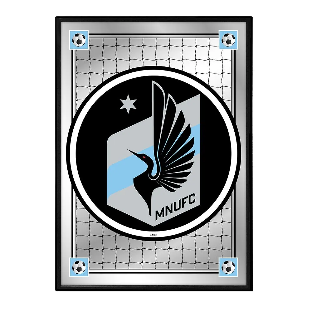 Minnesota United FC: Team Spirit - Framed Mirrored Wall Sign