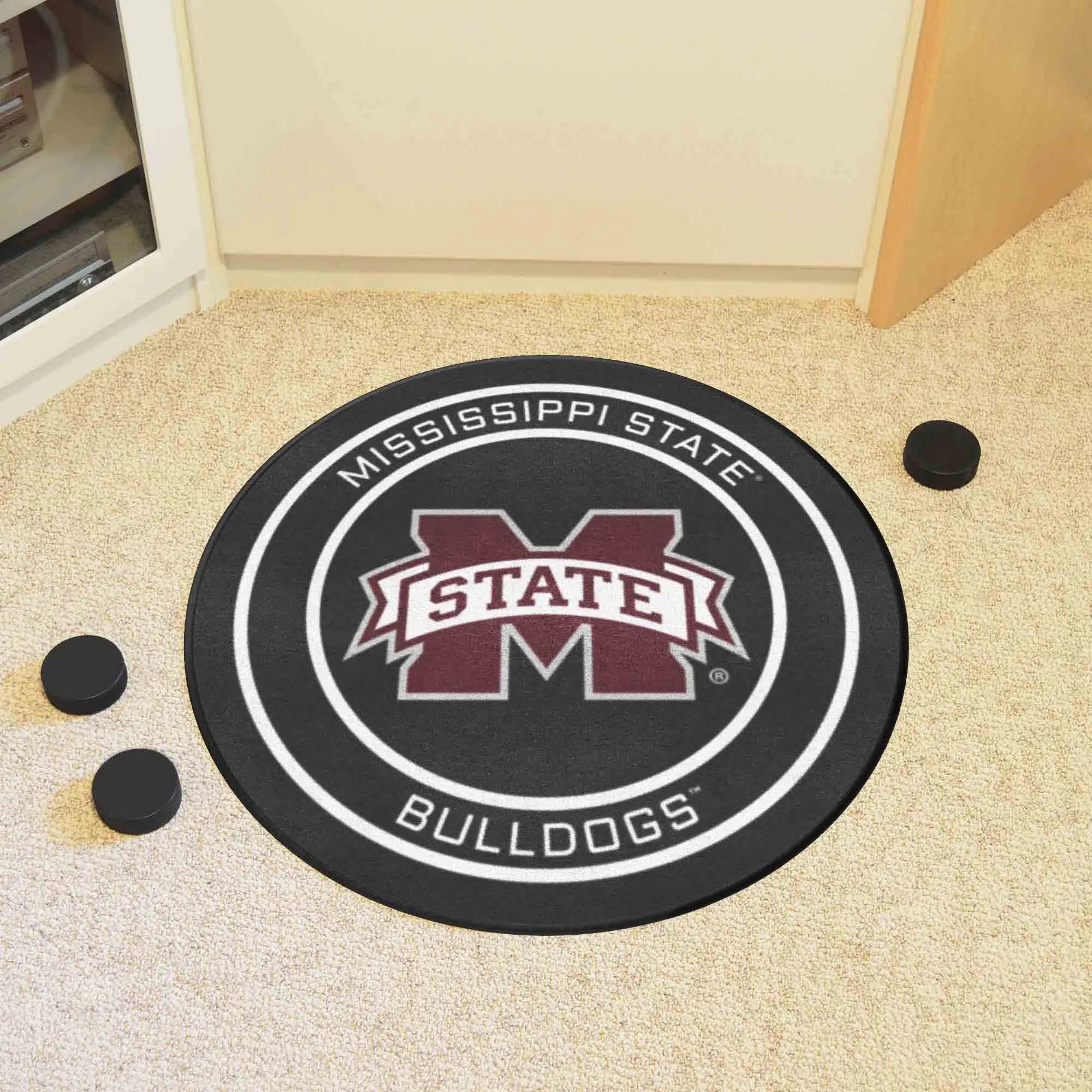 Mississippi State University Puck Mat
