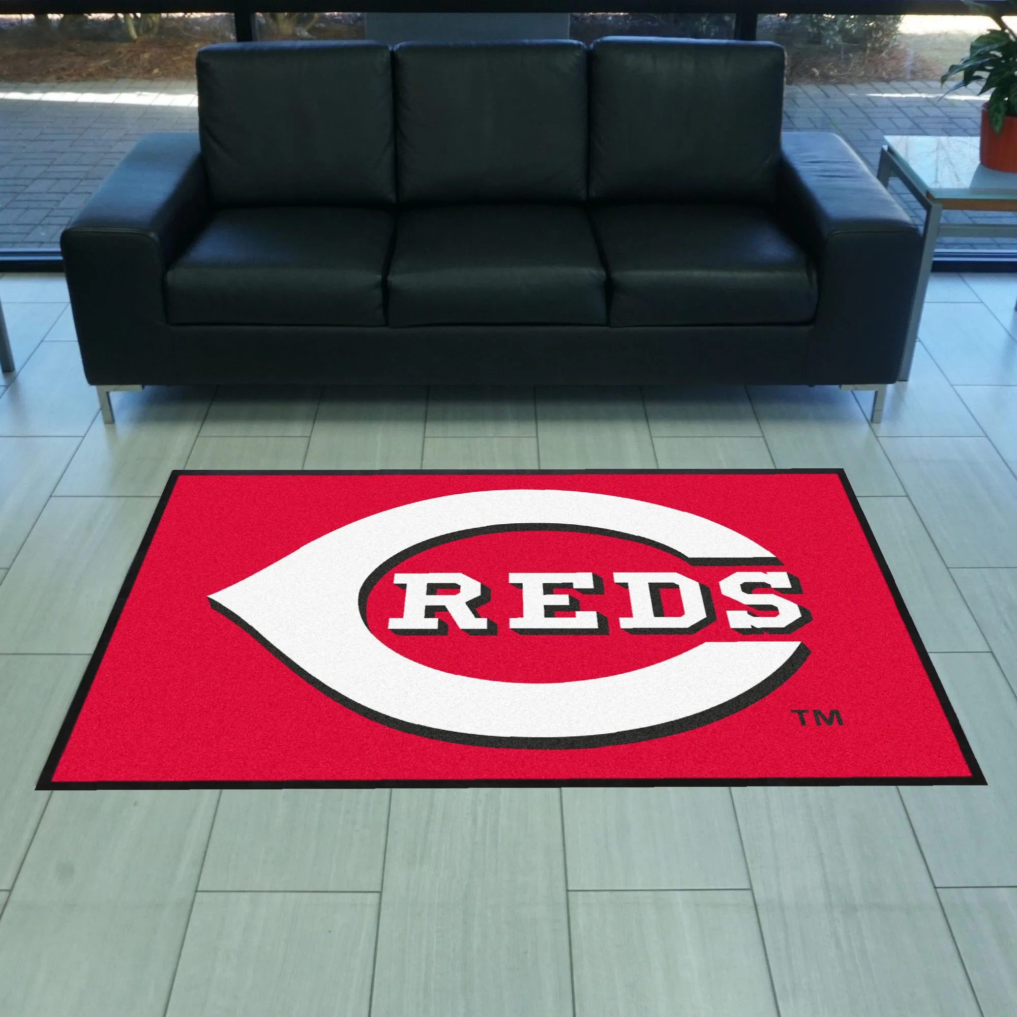 MLB - Cincinnati Reds 4X6 Logo Mat - Landscape