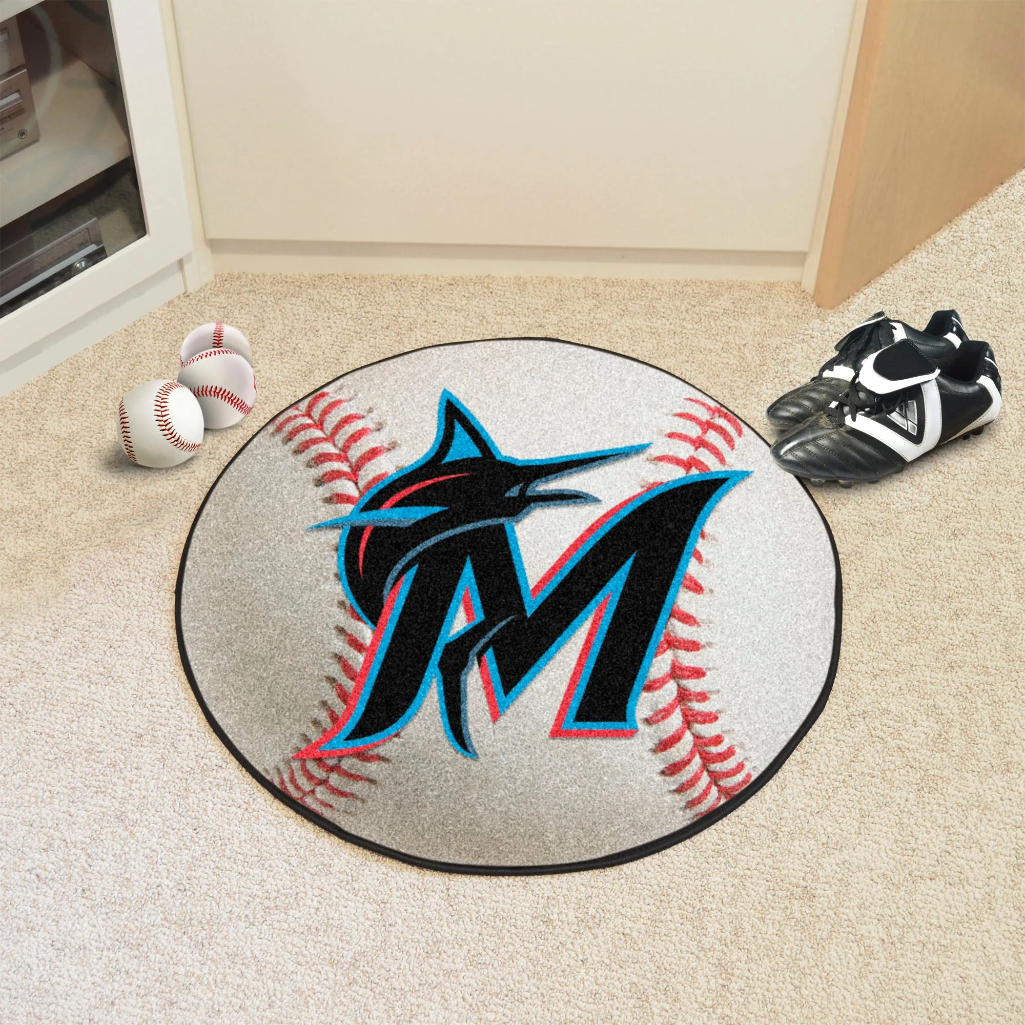 MLB - Miami Marlins Baseball Mat