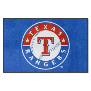 MLB - Texas Rangers 4X6 Logo Mat - Landscape