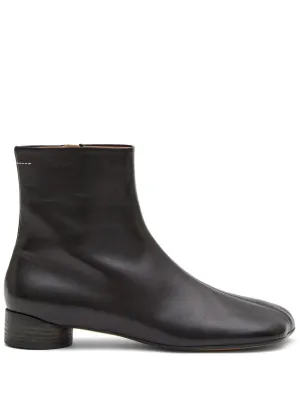 MM6 Maison Margiela Anatomic 35mm leather ankle boots