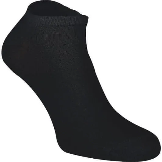 More Mile Everyday 5 Pack Mens Essential Trainer Liner Socks - Black