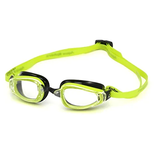 MP Michael Phelps K180 Goggle Clear Lens Yellow/Black
