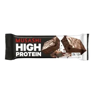 Musashi High Protein Bar Milk Chocolate Brownie 90g