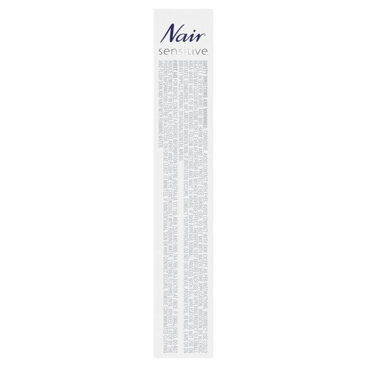 Nair Sensitive Precision Hair Removal Cream 20g