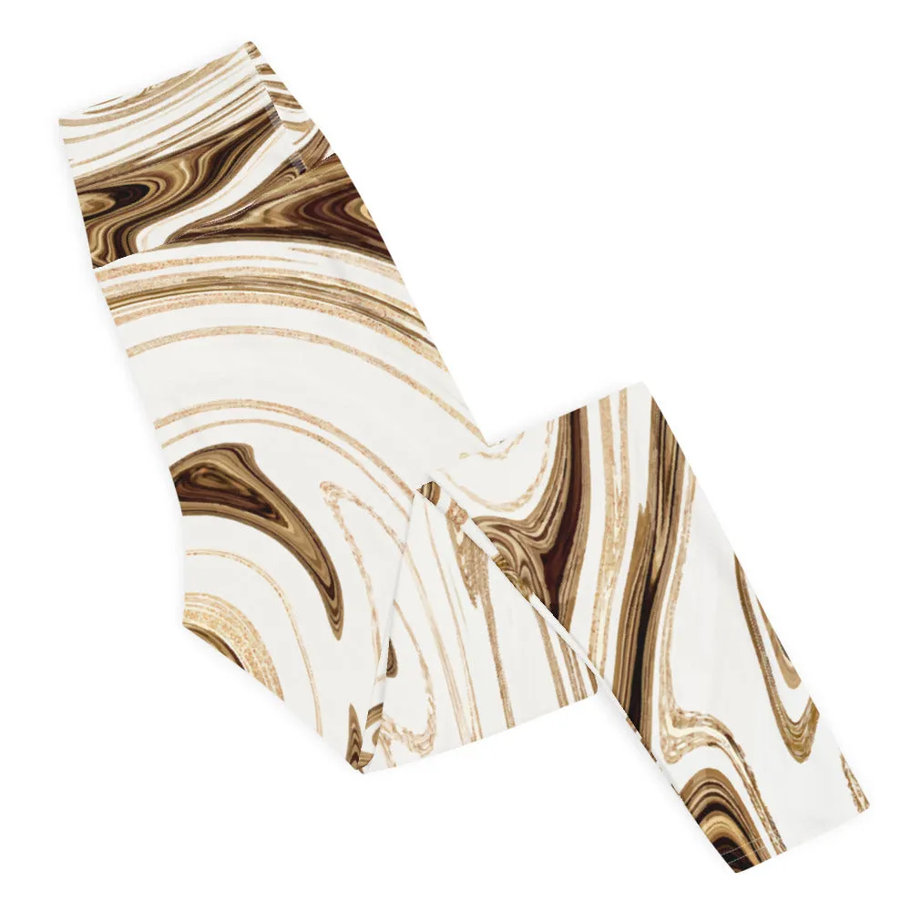 Nala MaruMaru Print Buttery Soft High Waisted Workout Leggings