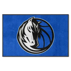 NBA - Dallas Mavericks 4X6 Logo Mat - Landscape