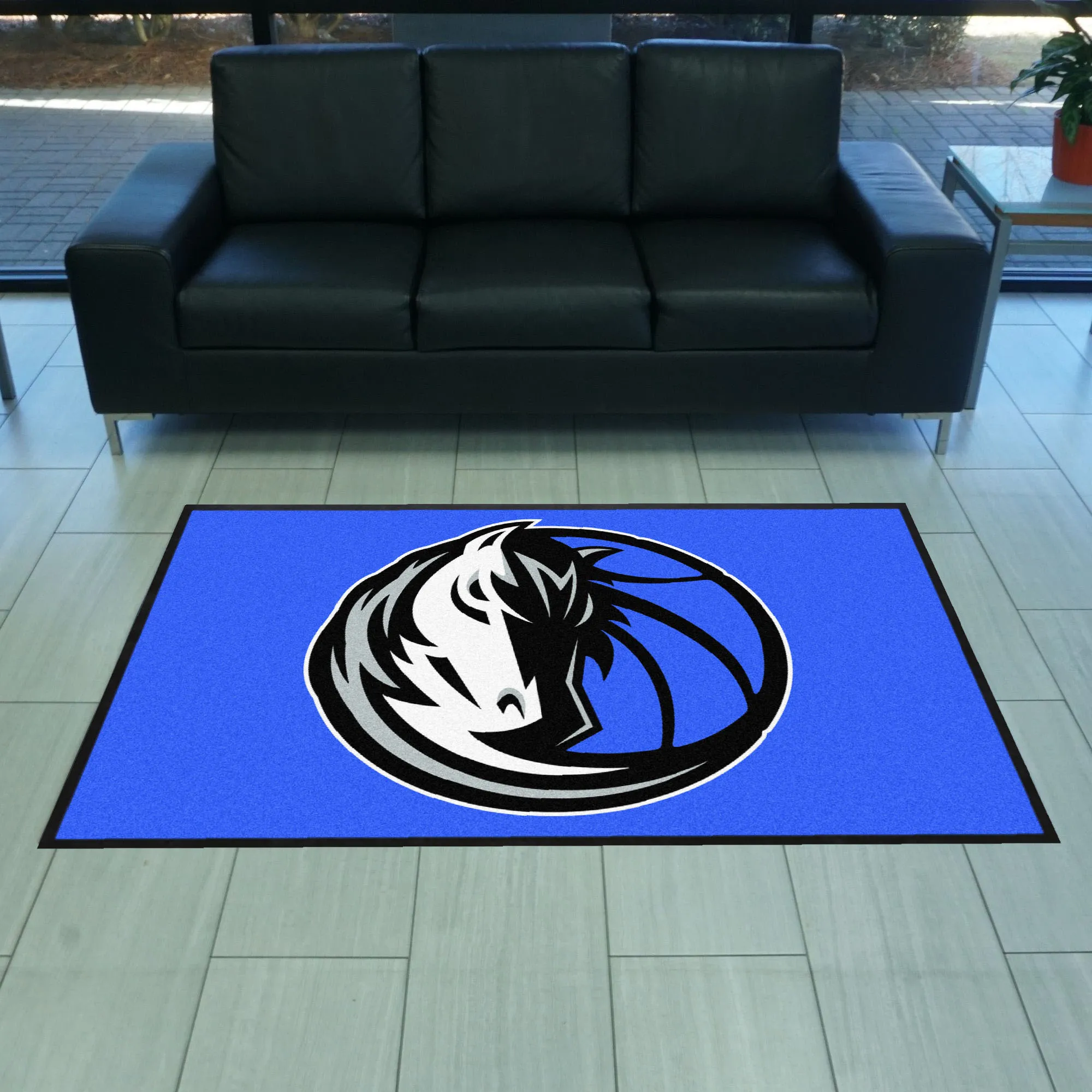 NBA - Dallas Mavericks 4X6 Logo Mat - Landscape