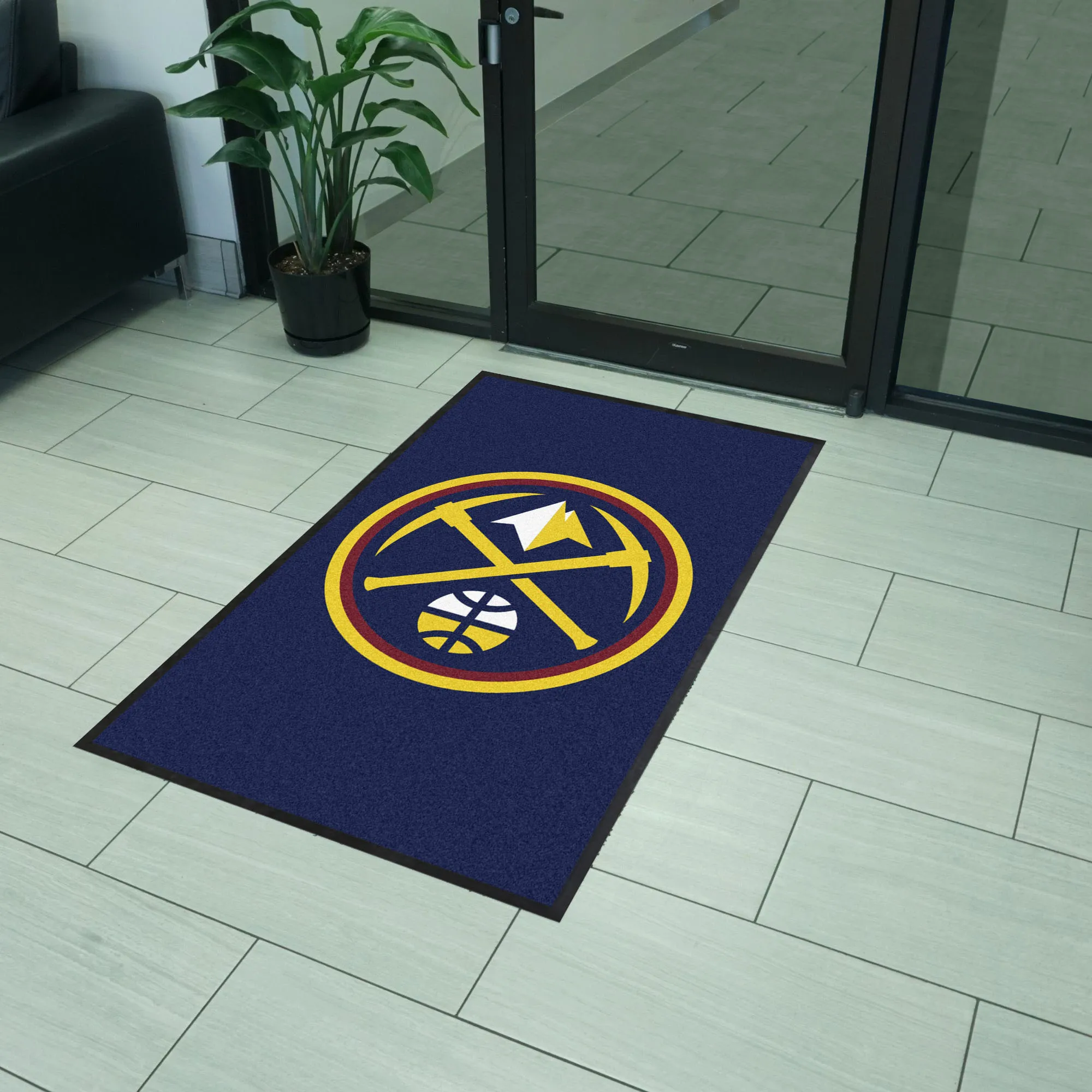 NBA - Denver Nuggets 3X5 Logo Mat - Portrait