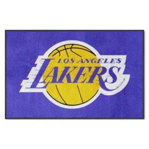 NBA - Los Angeles Lakers 4X6 Logo Mat - Landscape