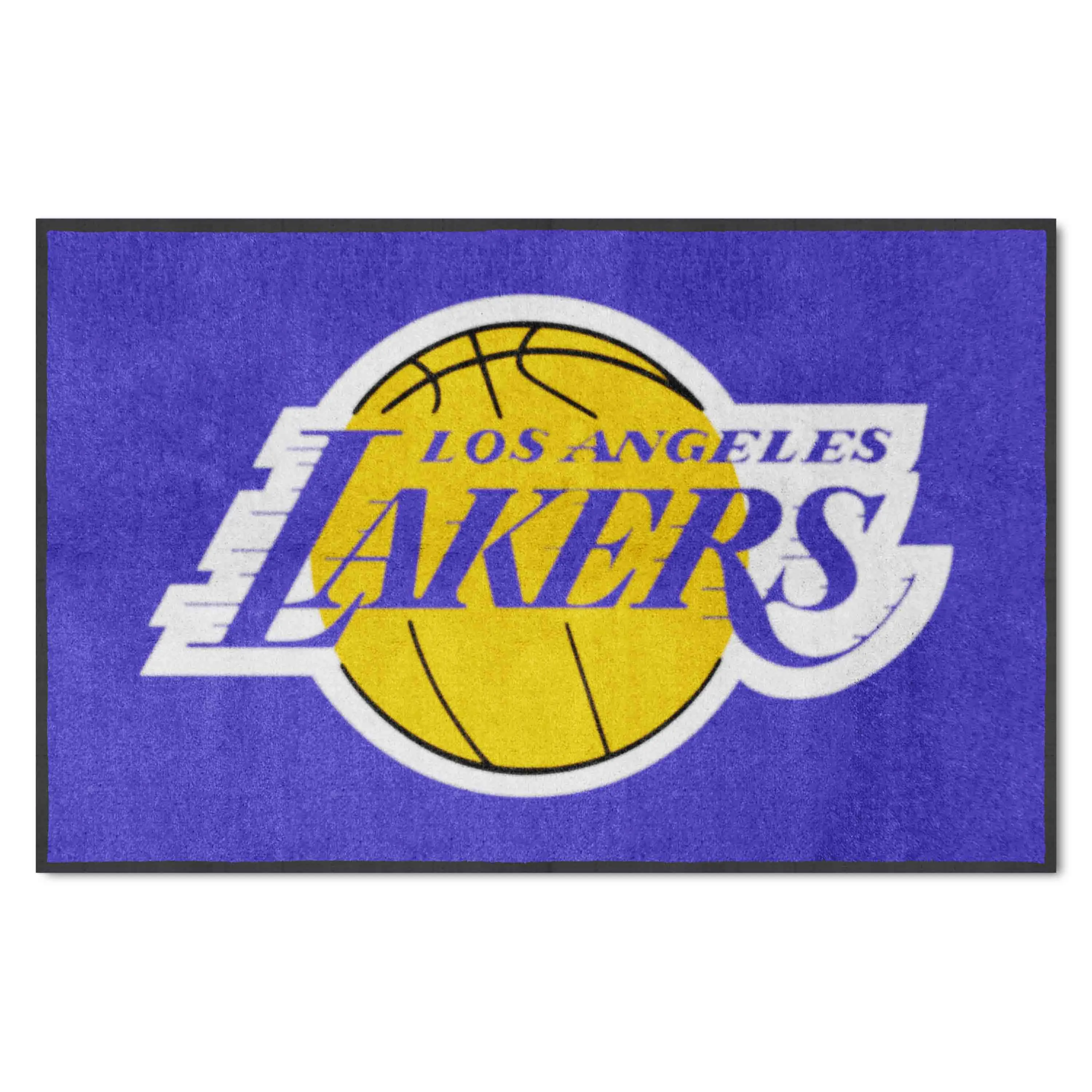 NBA - Los Angeles Lakers 4X6 Logo Mat - Landscape