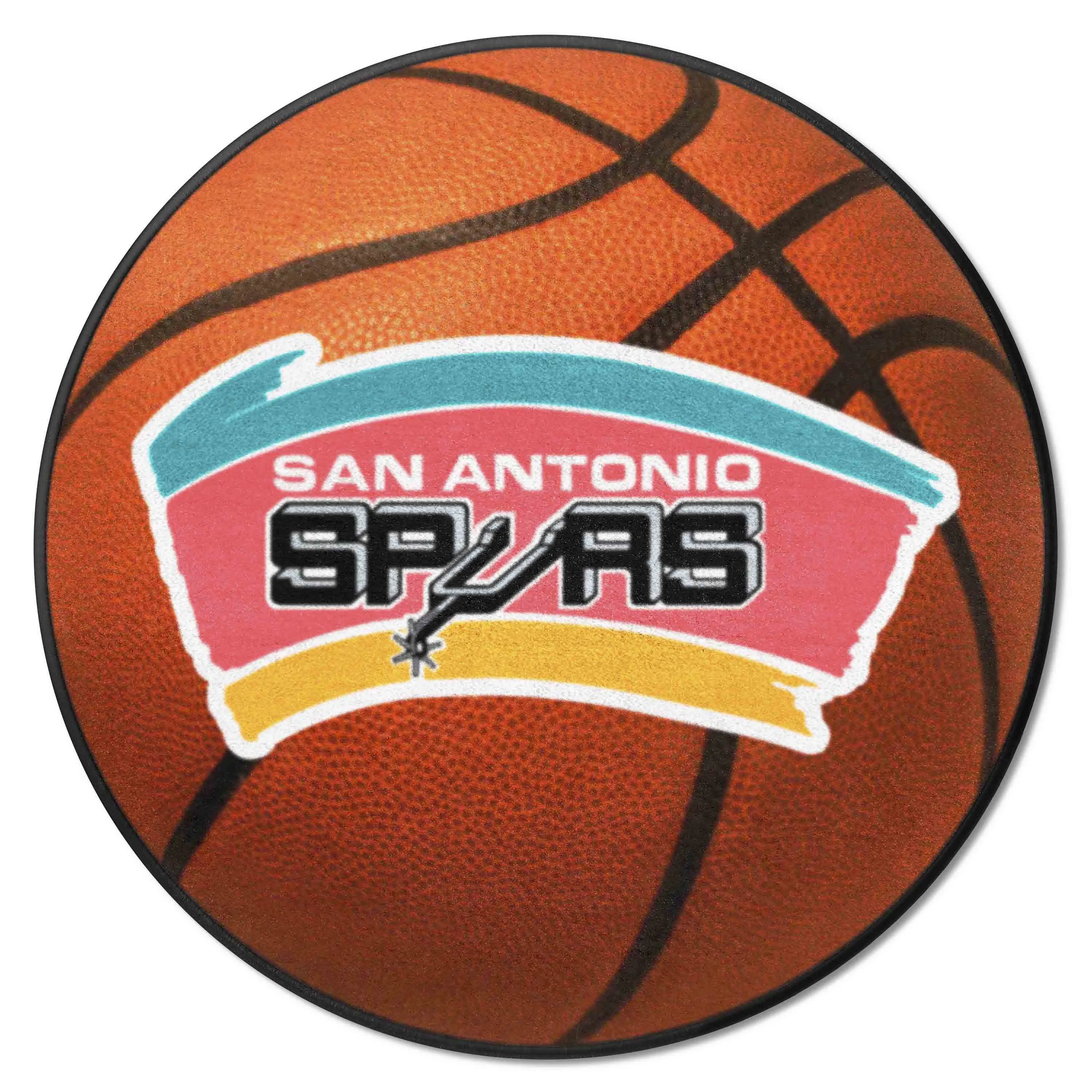 NBAV ? San Antonio Spurs Basketball Mat