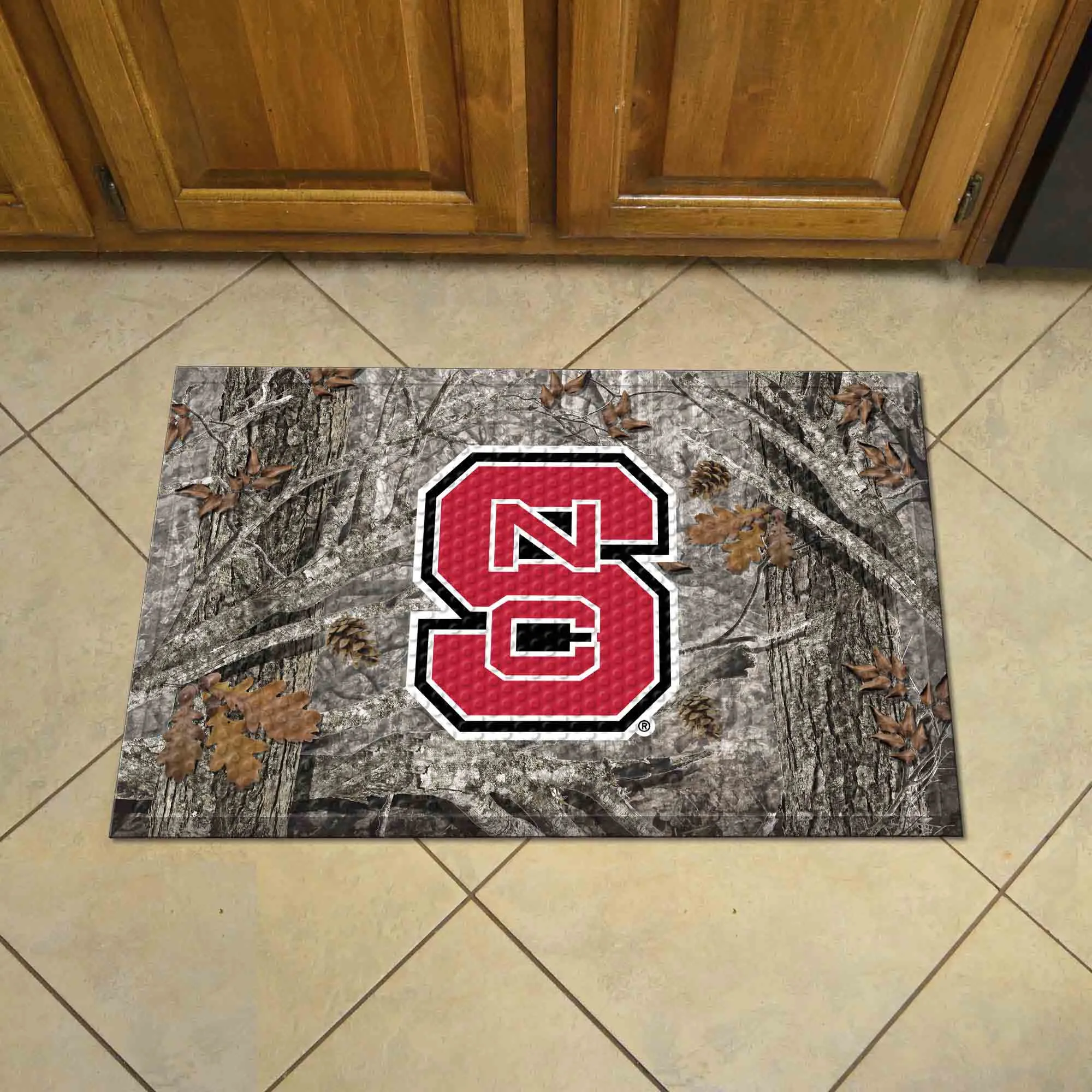 NC State University Camo Scraper Mat