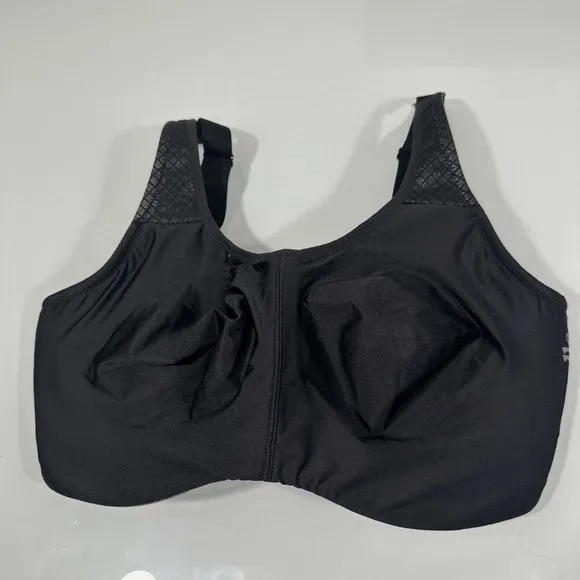 NEW $79 Chantelle [‎ 32DDDD ] Everyday High Support Underwire Sports Bra Black
