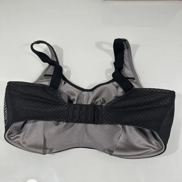 NEW $79 Chantelle [‎ 32DDDD ] Everyday High Support Underwire Sports Bra Black