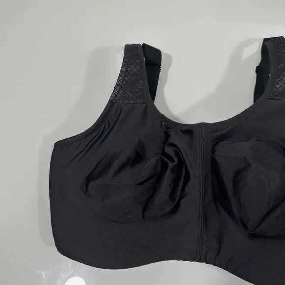 NEW $79 Chantelle [‎ 32DDDD ] Everyday High Support Underwire Sports Bra Black